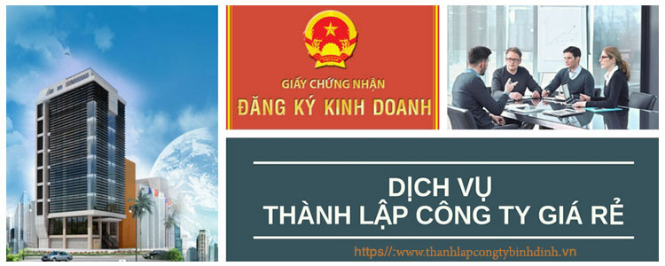 Thành lập công ty giá rẻ tại an nhơn bình định